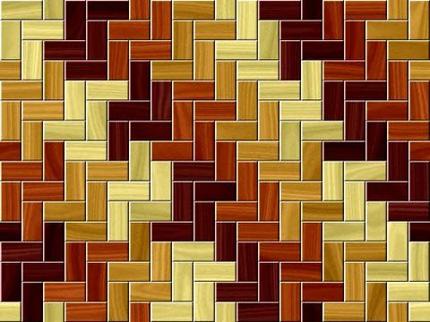 Wood floor pattern seamless generated hires texture Stockillustratie