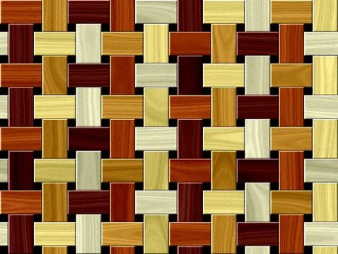 Wood floor pattern seamless generated hires texture Stock Illustration