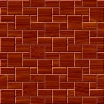 Wood floor pattern seamless generated hires texture Stock Illustration