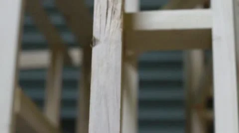 Wood Frame Stock Footage 10800639