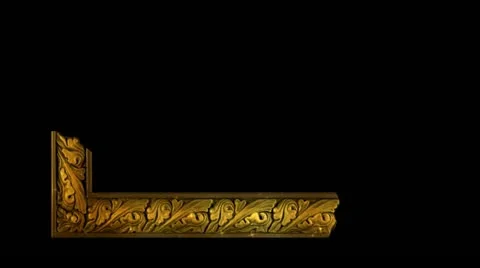 Wood Frame Lower Third HD Stock Footage 10873677