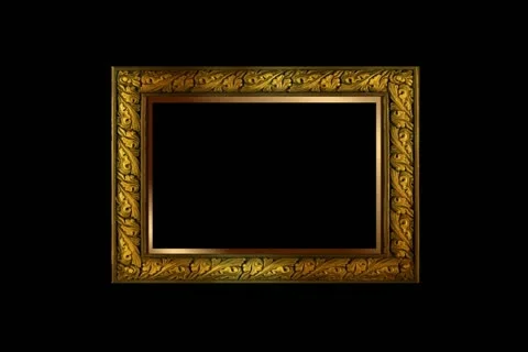 Wood Frame Motion Design Element 02 Video stock 10874880