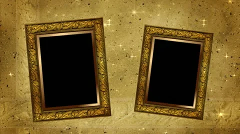 Wood Frame Overlay 02 HD Stock Footage 10873683