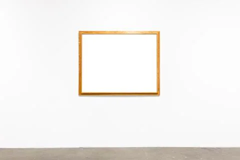 Wood frames on a white background Stock Photos