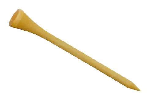 Wood golf tee Stock Photos