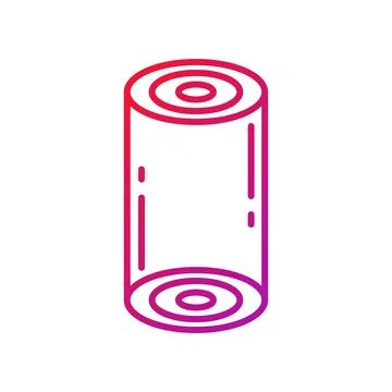 Wood Gradient Icon Vector Illustration Illustrazione stock