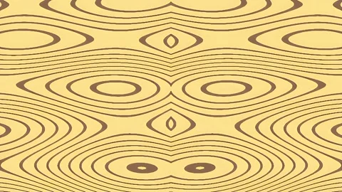 Wood Grain Pattern Background, Motion Graphic 스톡 동영상 341909720