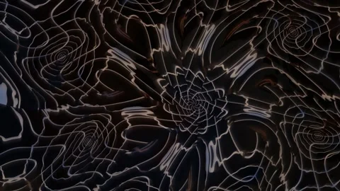 Wood grain patterns on dark surface with swirling lines Stock Footage 339965355