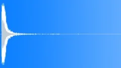 Wood hit aluminium 3 Sound Effect