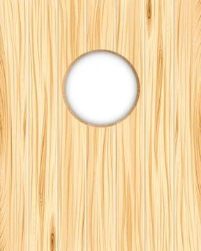 Wood hole background Stock Illustration
