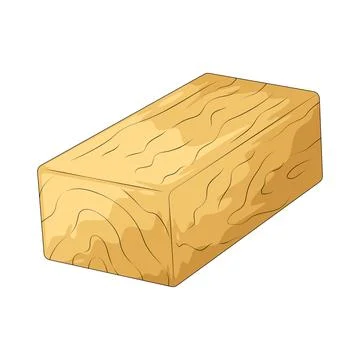 Wood illustration Stock Illustration
