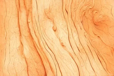 Wood larch texture of cut tree trunk, close-up. Wooden pattern Stock Illustration