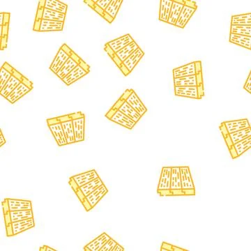 Wood layer floor vector seamless pattern Stockillustratie