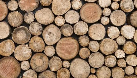 Wood log pattern texture computer wallpaper, high definition background Stock Photos