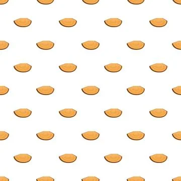 Wood log slice pattern background on white Stock Illustration