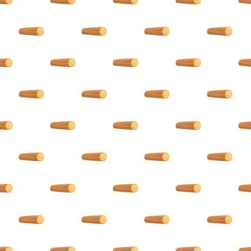 Wood logs creating seamless timber industry pattern background Stock Illustration