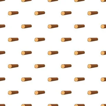 Wood logs seamless pattern generating repeating design Stock Illustration