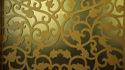 Wood made of decorative Mosque Pattern Stock Footage 253497335