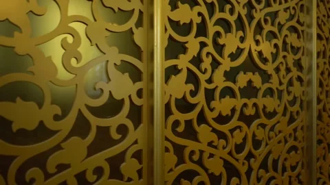 Wood made of decorative Mosque Pattern Stock Footage 253497365