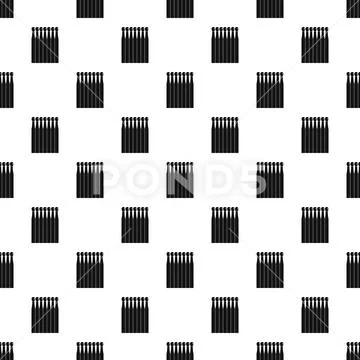 Wood matches pattern seamless vector Stock Illustration