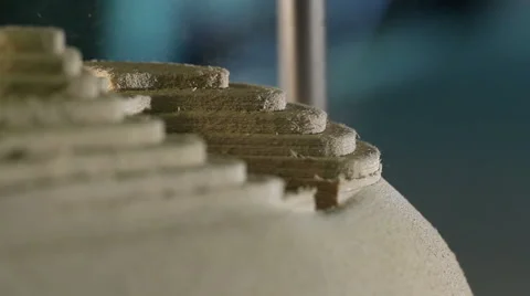 Wood milling machine in action Video stock 62022920