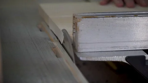 Wood milling at a workshop Stock Footage 107840976