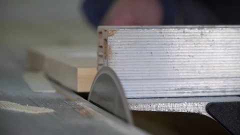Wood milling at a workshop Stock Footage 107841013