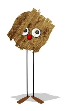Wood monster Stock Illustration