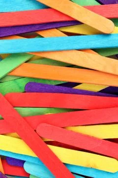 Wood multi color background Stock Photos