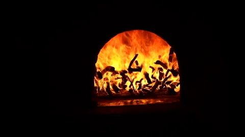 Wood oven Stock Footage 65421073