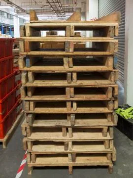 The Wood Pallets Stock Photos