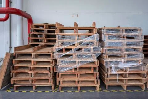 The Wood Pallets Stock Photos