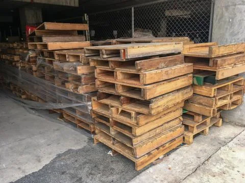 The Wood Pallets Stock Photos