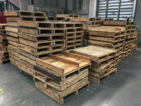 The Wood Pallets Stock Photos