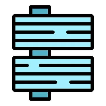 Wood panel cladding creating a textured wall covering Stock Illustration