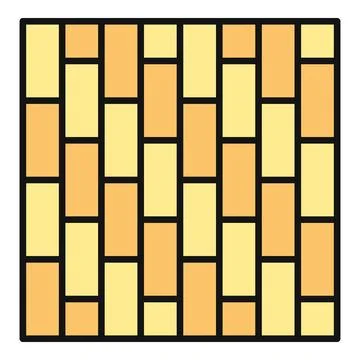 Wood parquet pattern interlocking rectangular planks flooring Иллюстрация