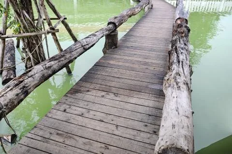 Wood path Stock Photos