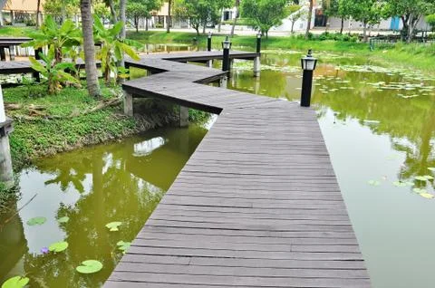 Wood path Stock Photos
