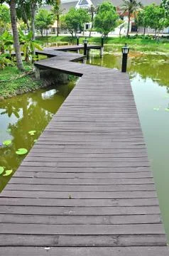 Wood path Stock Photos