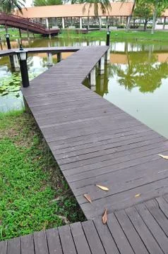 Wood path Stock Photos