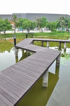 Wood path Stock Photos