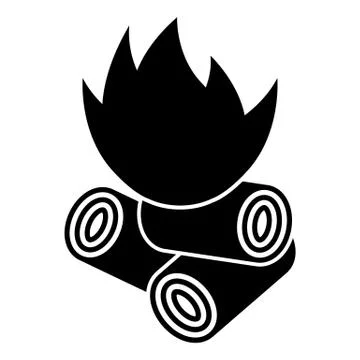 Wood Pellets icon. Stock Illustration
