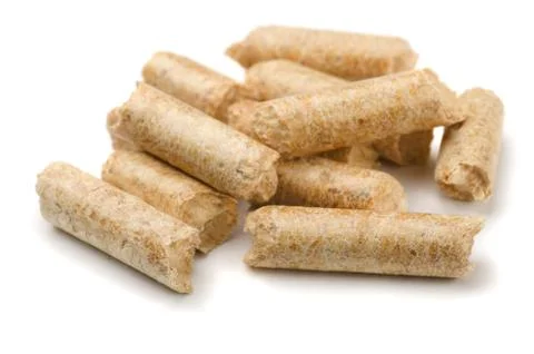 Wood pellets Stock Photos