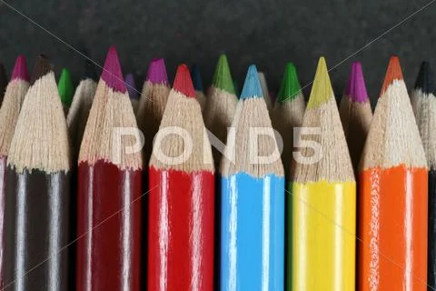 Wood pencils Stock Photos