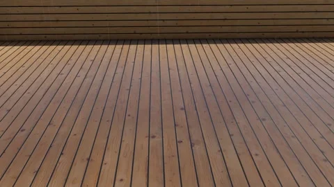 Wood Plank Floor Texture Perspective Background 库存影片 347176260