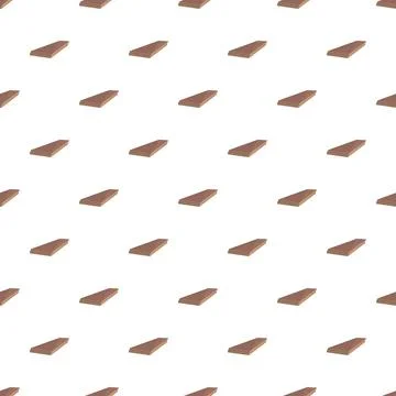 Wood plank repeating pattern on white background Illustrazione stock
