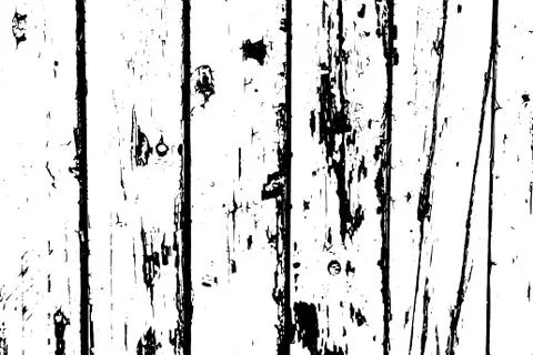 Wood planks isolated vector texture overlay Stock Illustration