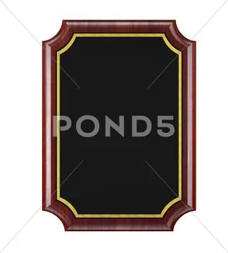 Wood plaque Stock Photos