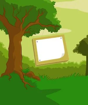 Wood plate Stock Illustration