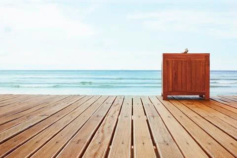 Wood platform Stock Photos